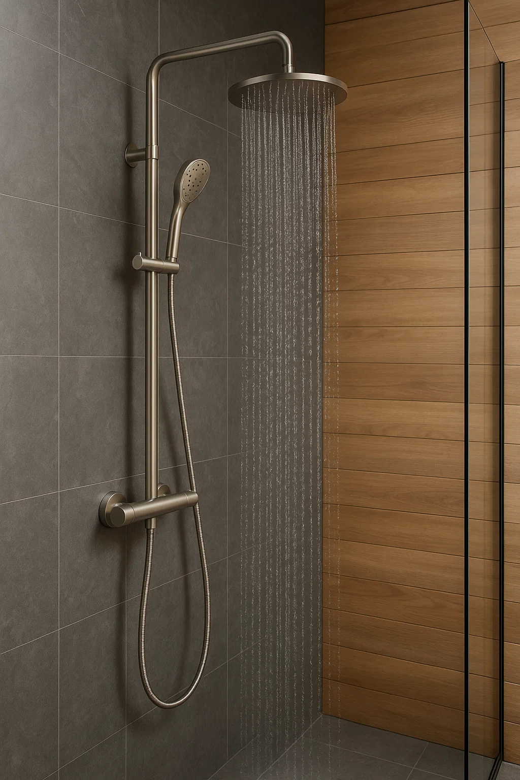 Wood Look custom shower
