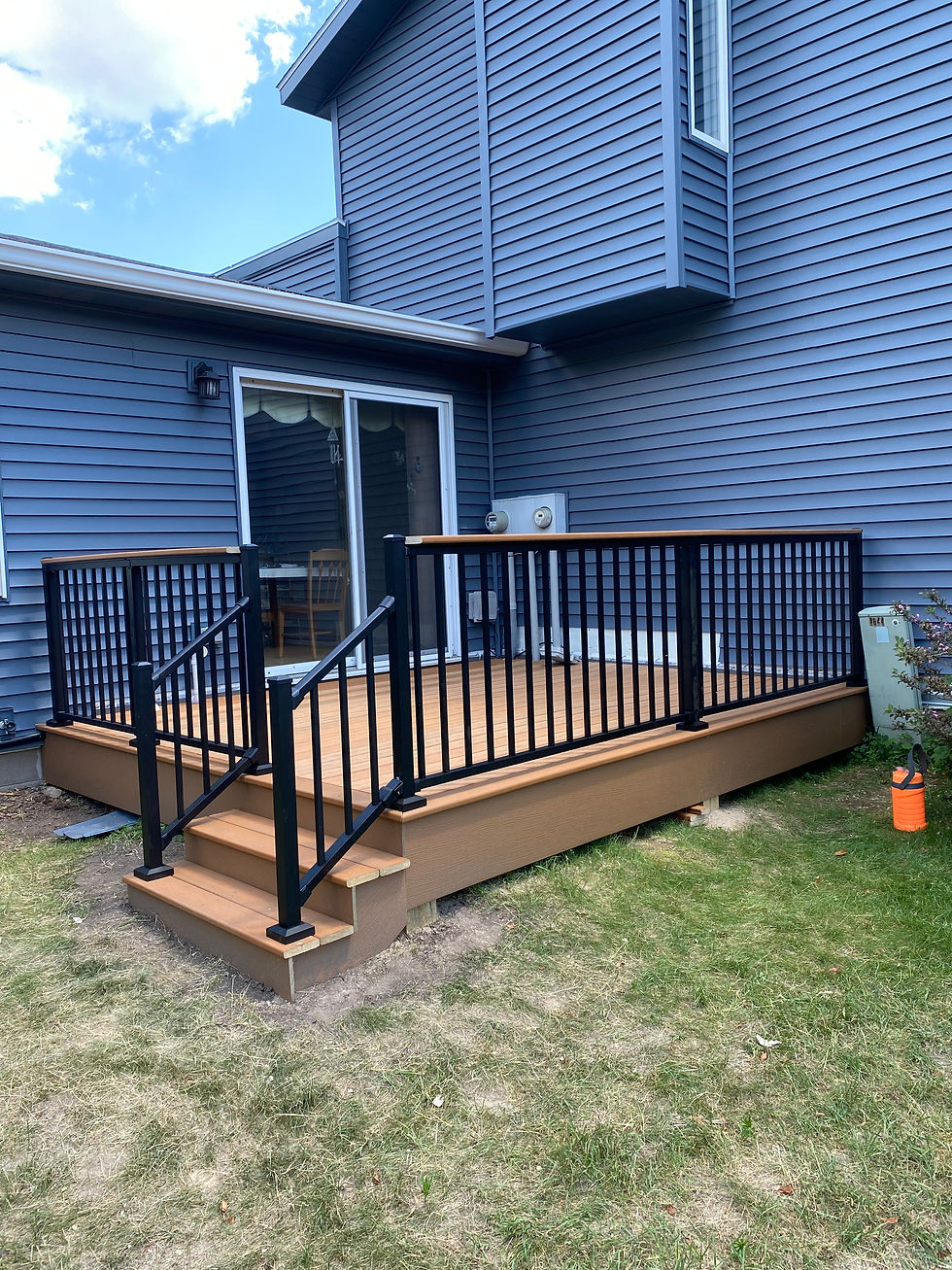 siding and deck project