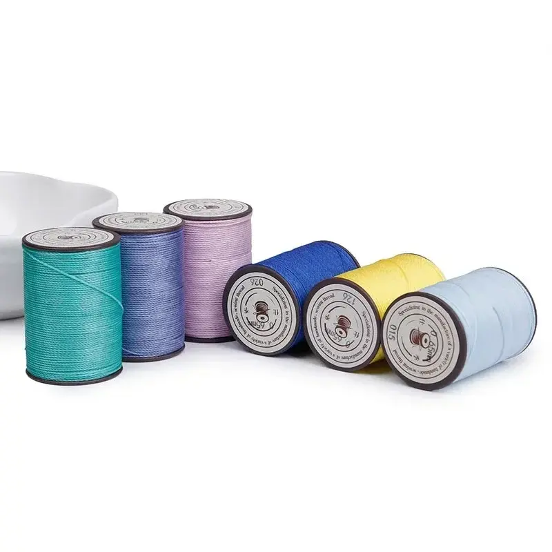 Thumbnail: Round Leather Sewing Wax Thread Cord Handwork Knitting Craft Wax Thread for