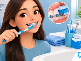 Cómo limpiar brackets correctamente cada día