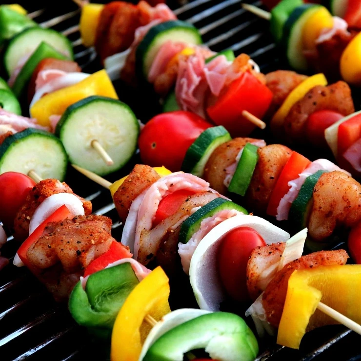 opção vegetariana no churrasco