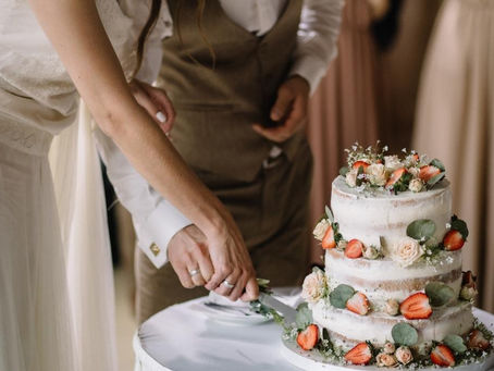 Doces e bolo de casamento em Ubatuba