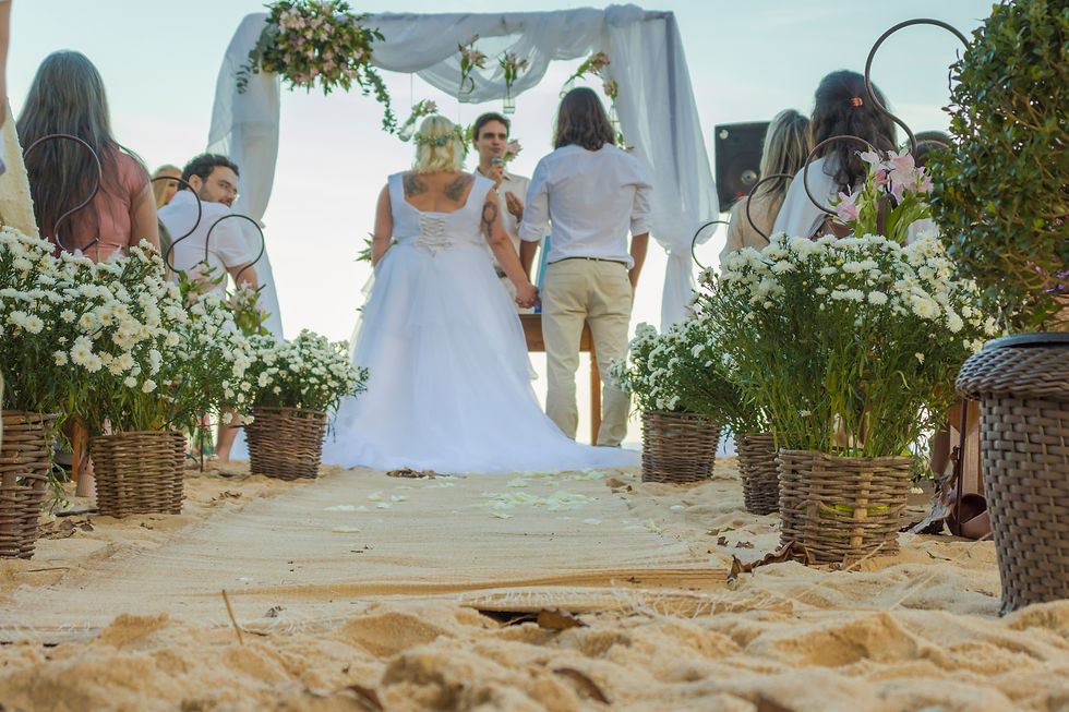 wedding brazilian beach