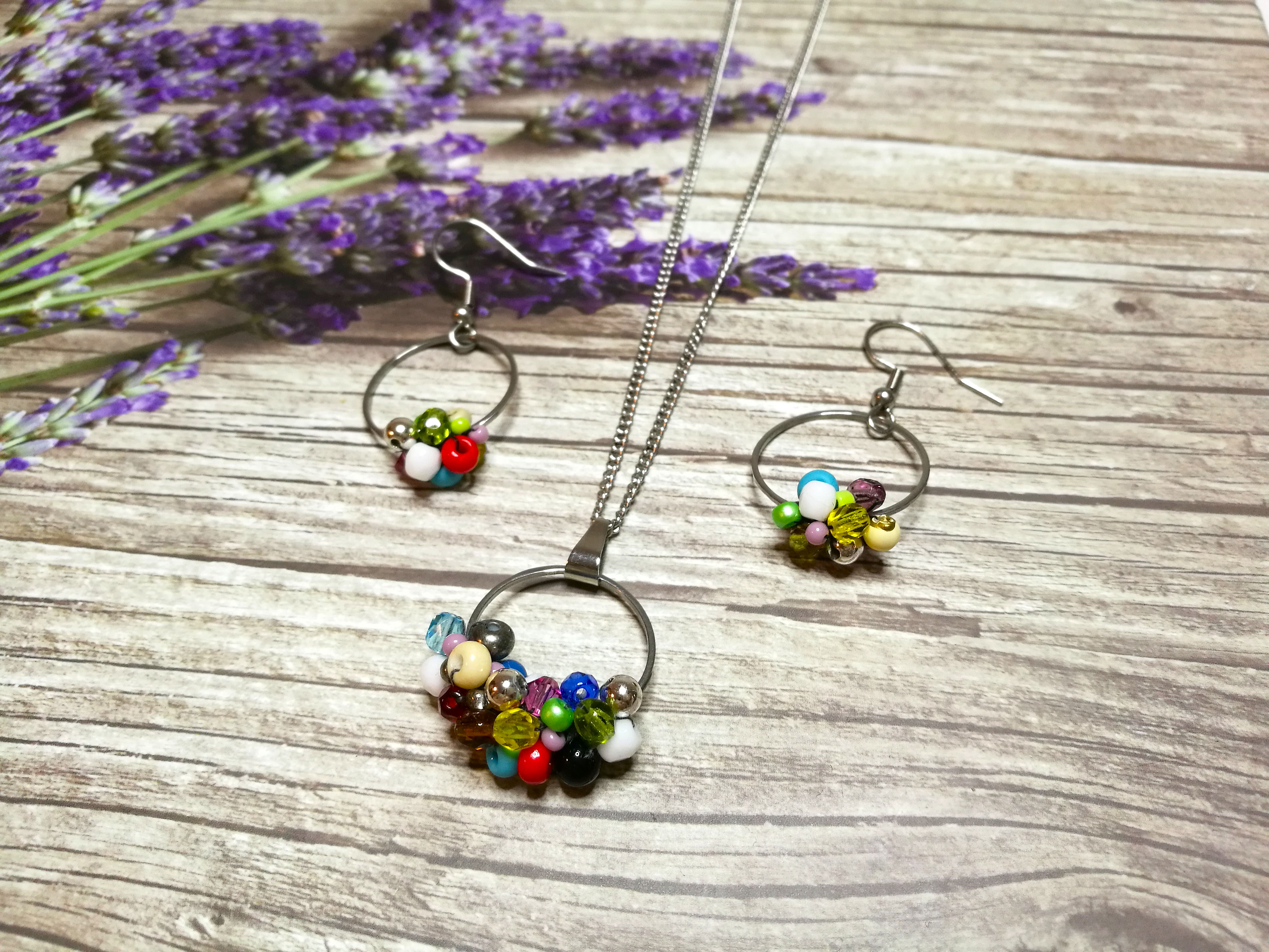 Colorful pearl jewelry