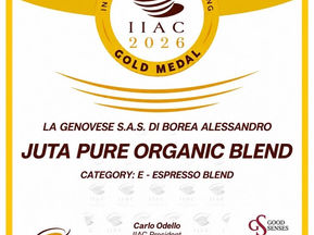 🏆 La Genovese Juta Bio décroche une médaille d’or à l’International Coffee Tasting 2026