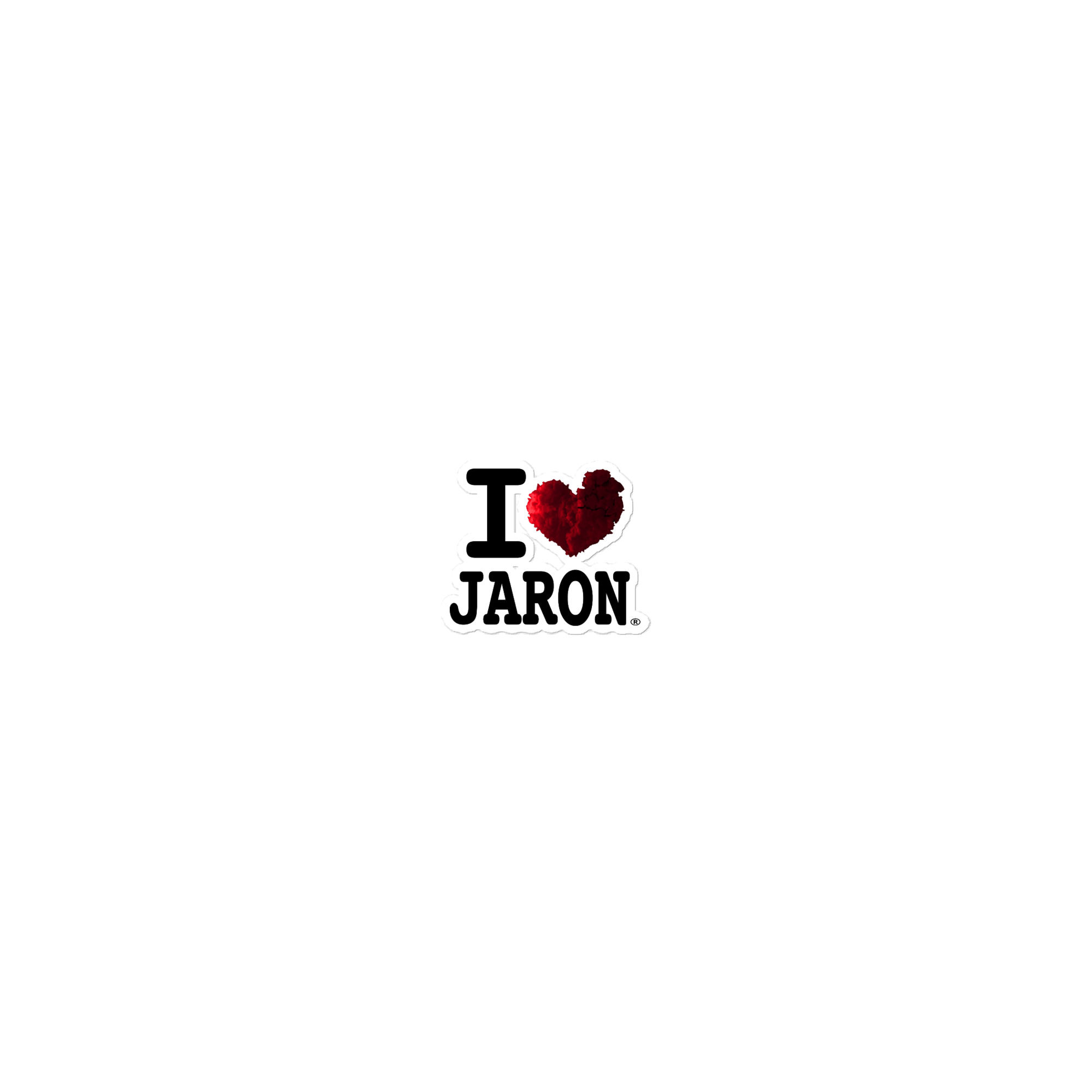 "I <3 JARON LH&H" Sticker