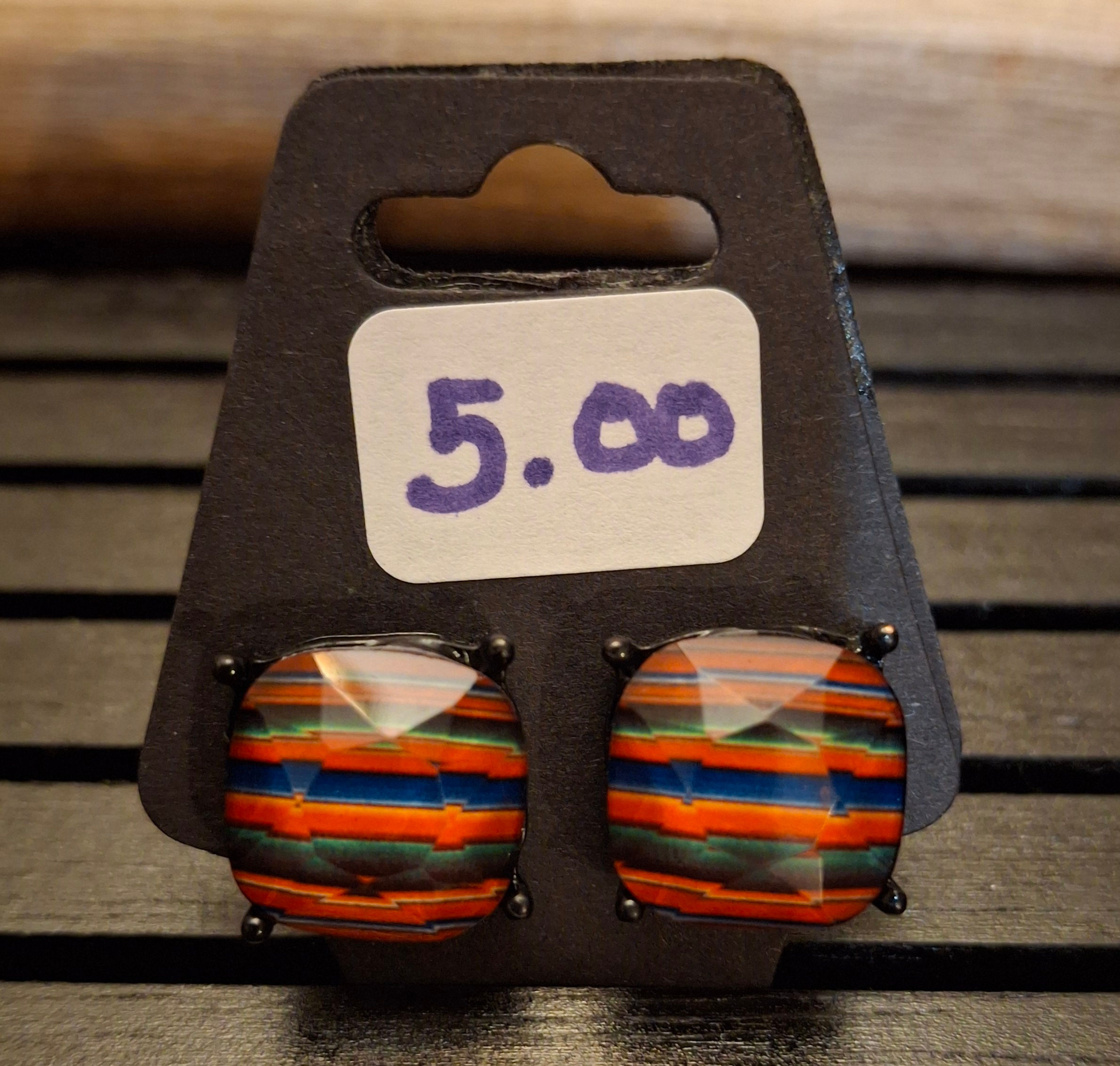 Big Square Serape Stud