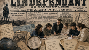Les élèves de HGGSP se plongent dans les archives de L'Indépendant