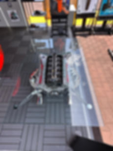 F310 V10 Engine Coffee Table