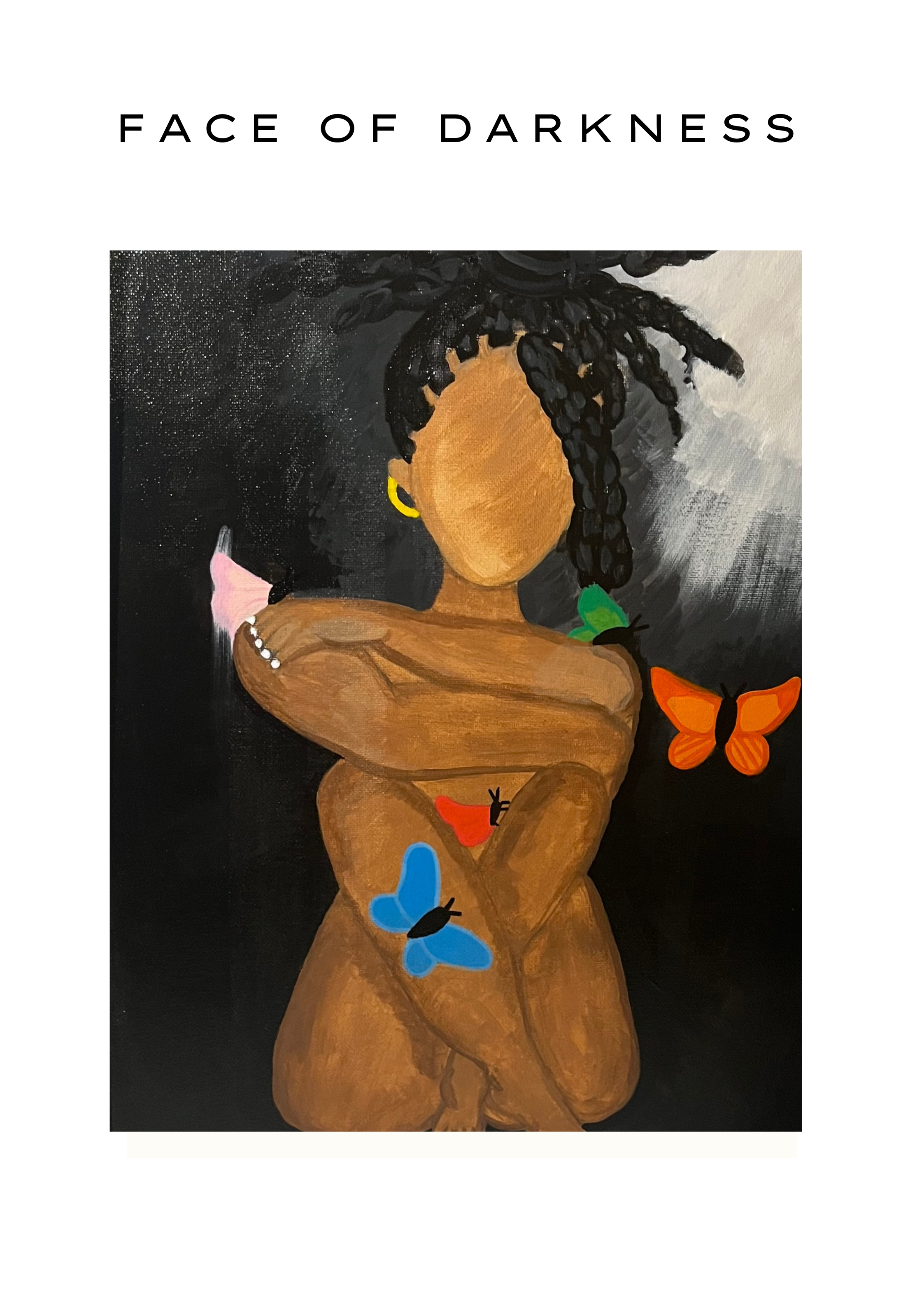 "Face of Darkness" Wall Art