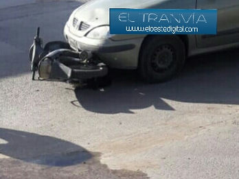 UN AUTO Y UNA MOTO COLISIONARON EN ZONA NORTE