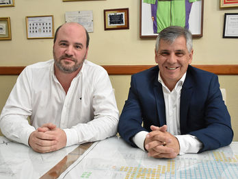 BRITOS RECIBIÓ AL DIRECTOR PROVINCIAL DE PSICOLOGÍA COMUNITARIA