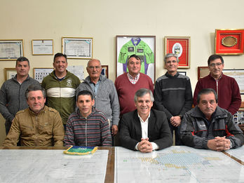 EL INTENDENTE RECIBIÓ Y DESTACÓ A LA SELECCIÓN CHIVILCOYANA DE BOCHAS