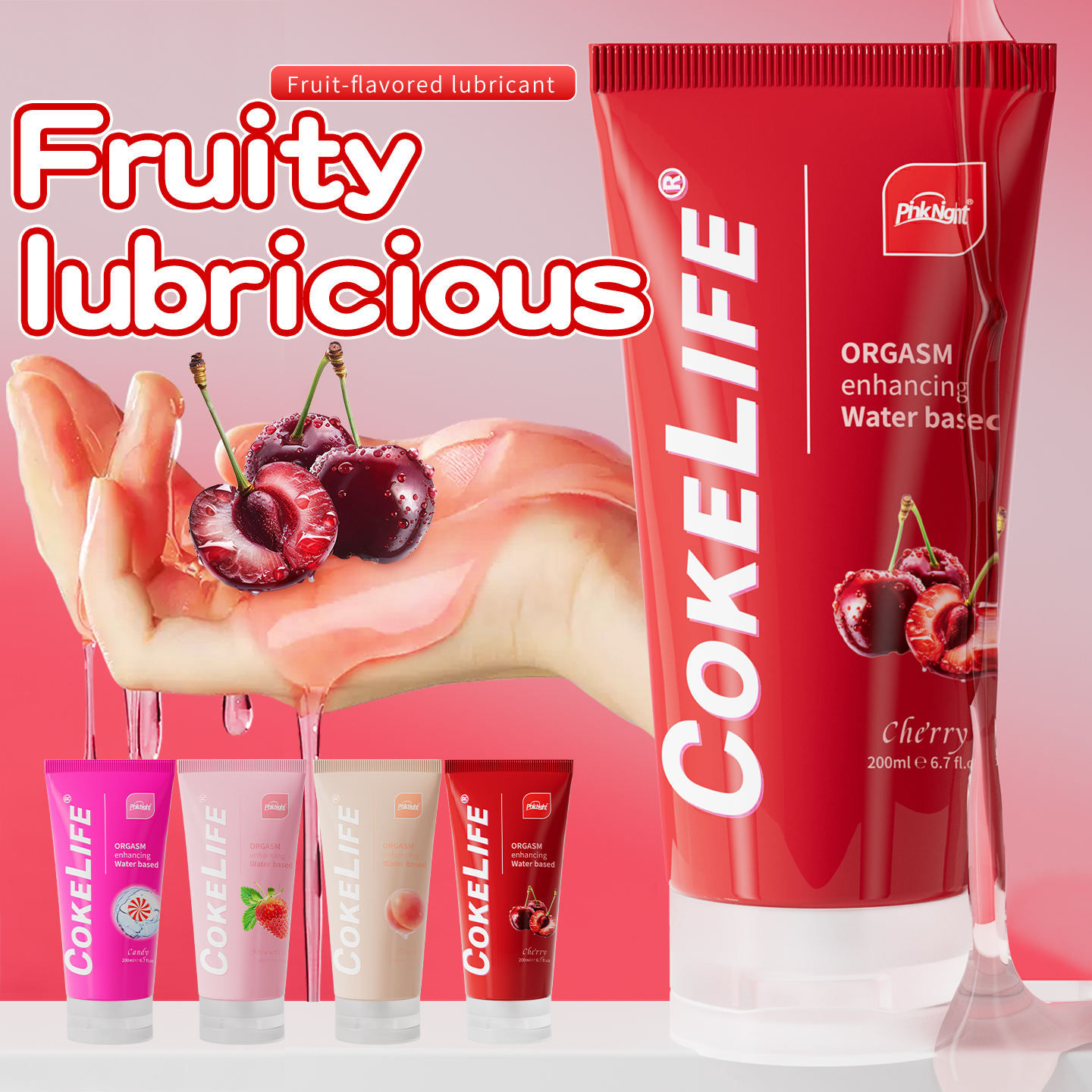 CokeLife 200ml Candy Water-Based Personal Lubricant Favoured Fruit
