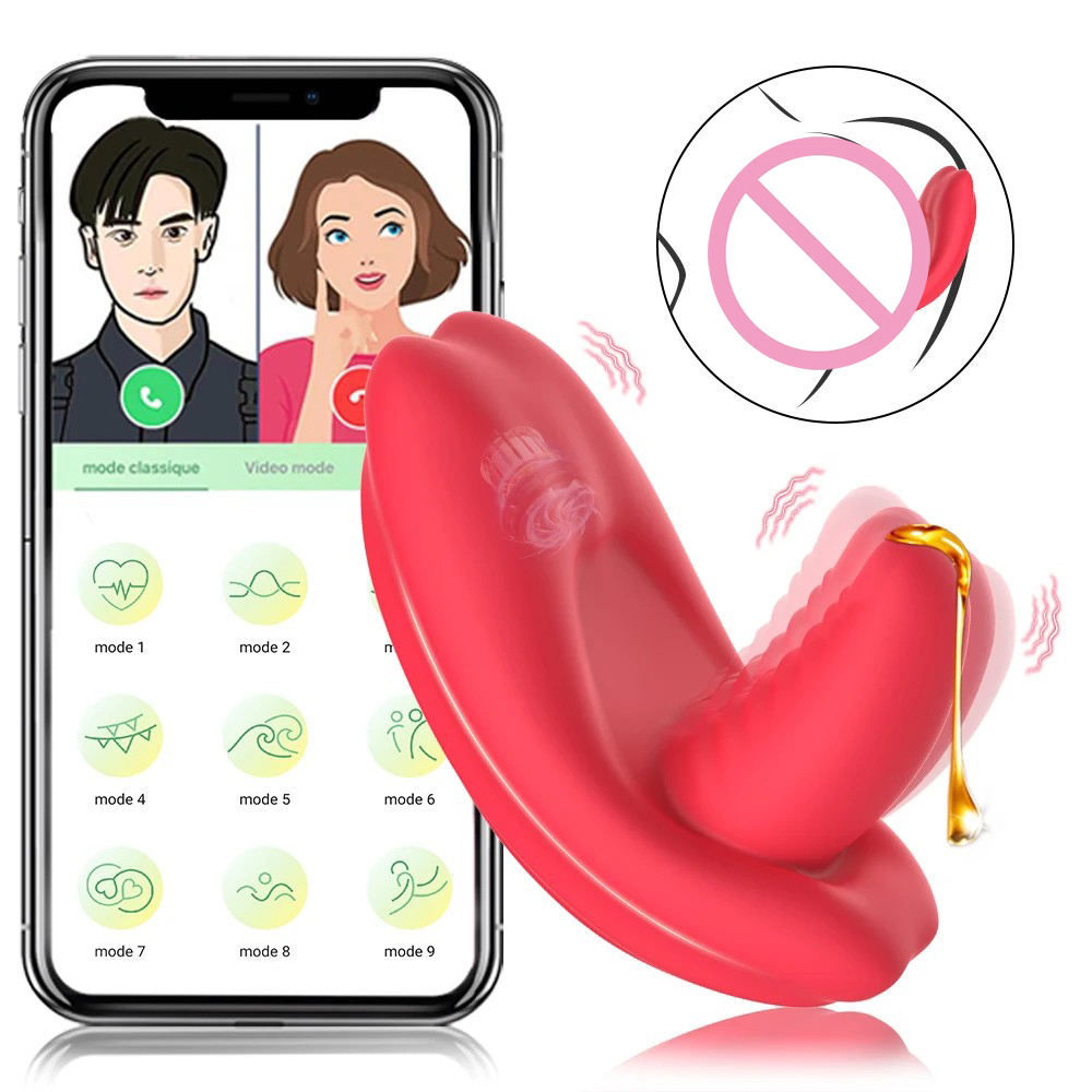 APP Tongue Licking Vibrator Adult Sex Toy for Women Female Masturbation Vagina C