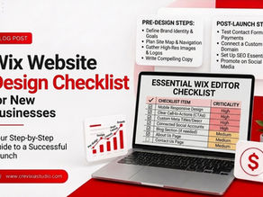 Wix Website Design Checklist for New Businesses