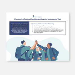 Planning Professional Development Days the Innovageous Way