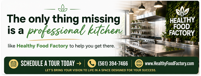 A professional commissary kitchen gives your customers confidence in the quality and safety of your products