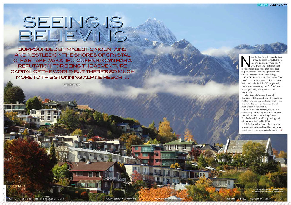 Queenstown - ANZ travel
