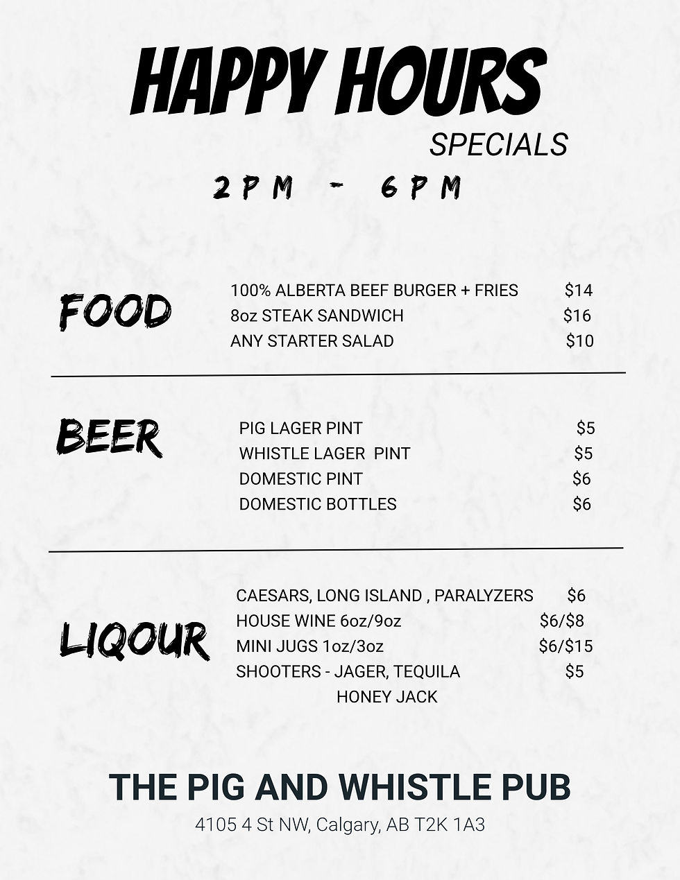 Happy hours pig and whistle (1)