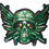 Thumbnail: CometCloud® Zombie Soldier Unisex Iron On Patch
