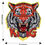Thumbnail: CometCloud® King The Tiger Unisex Iron On Patch