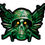 Thumbnail: CometCloud® Zombie Soldier Unisex Iron On Patch