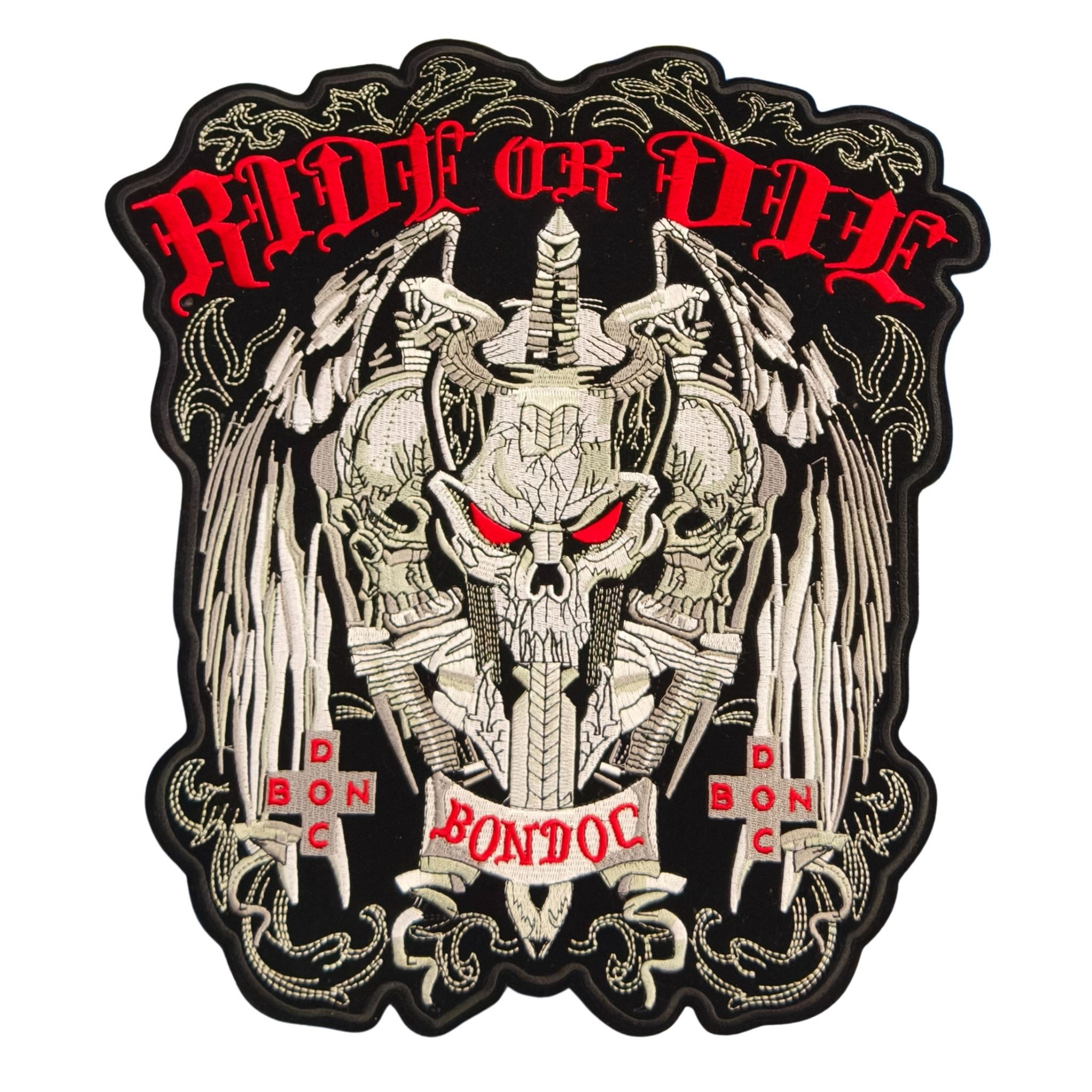 CometCloud® Ride or Die BONDOC Iron On Patch