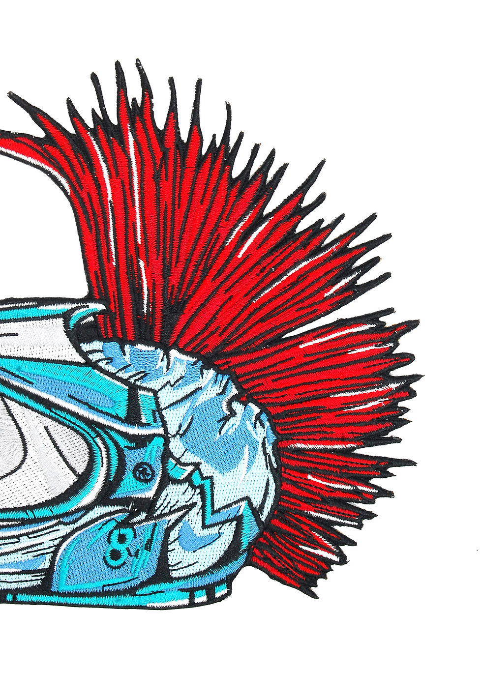 Thumbnail: CometCloud® Crazy Mohawk Unisex Iron On Patch