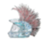 Thumbnail: CometCloud® Crazy Mohawk Unisex Iron On Patch