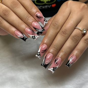 Nail art design by Caché Salon Hanford