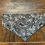 Thumbnail: Gray Paisley Doggie XS Dog Bandana