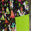 Thumbnail: Llamas on Black Half Apron with Pockets