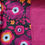 Thumbnail: Dark Pink Poppies Half Apron