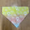 Thumbnail: Pastel Rainbow Pawprint Small Dog Bandana
