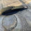 Thumbnail: Black and Gold Small Wristlet Keychain