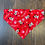 Thumbnail: I Woof You paw print back Medium Dog Bandana