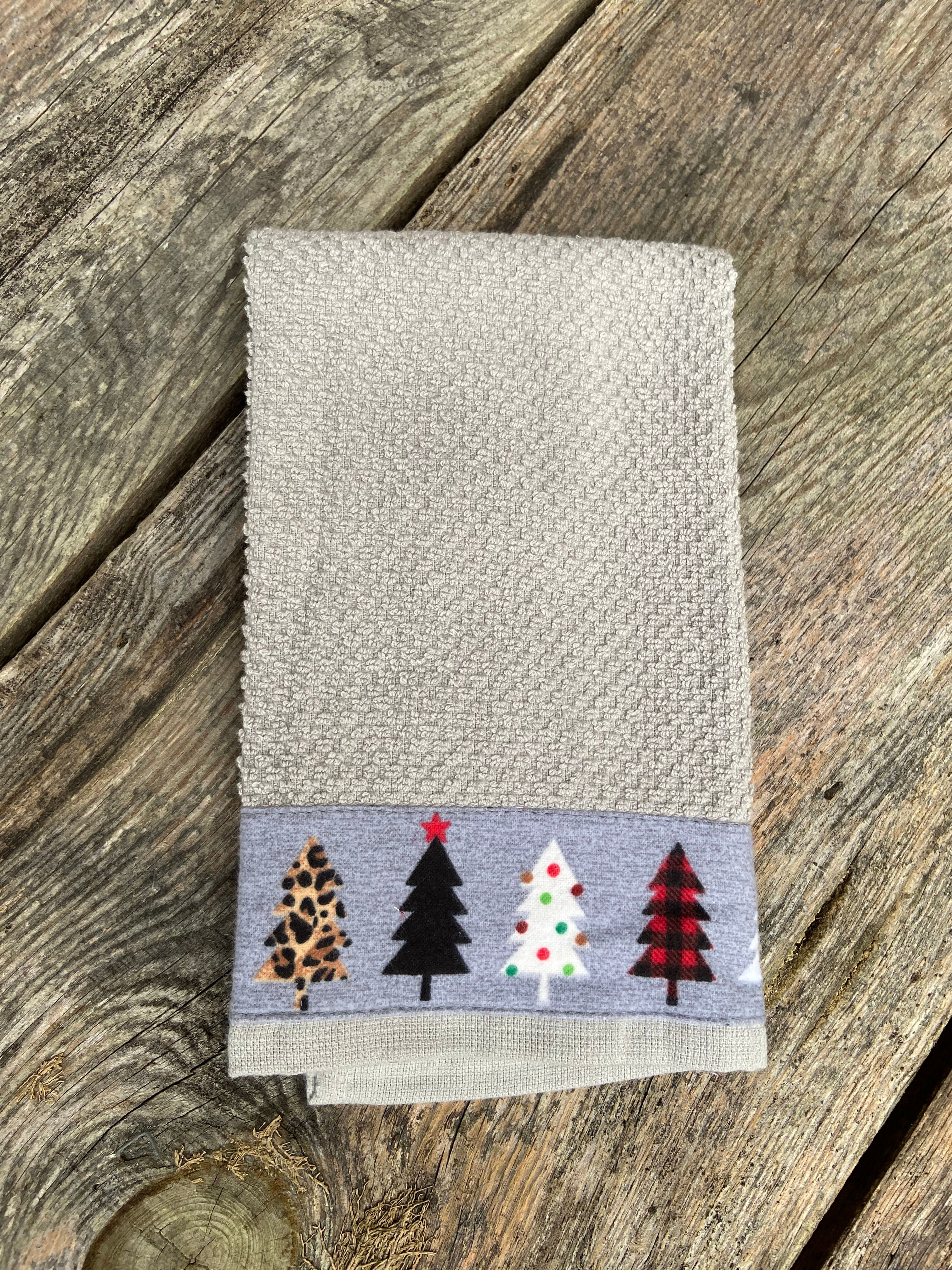 Christmas Trees Decorative Towel