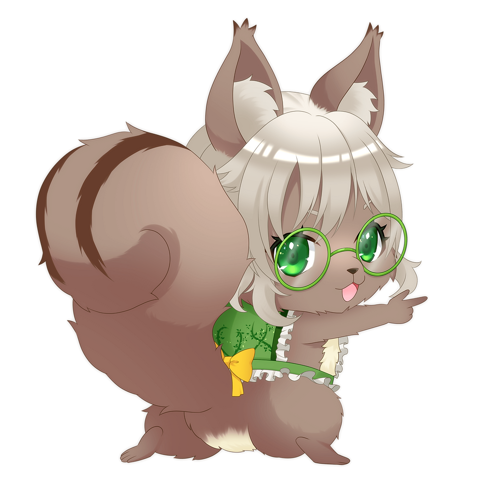 栗木百幸様:ミニキャライラスト