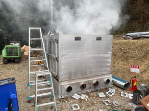 静岡県牧之原市で出張製炭がはじまりました！