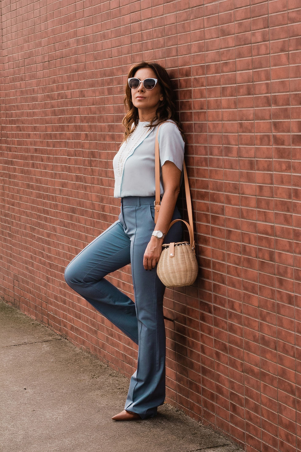 look do dia loja strass total azul