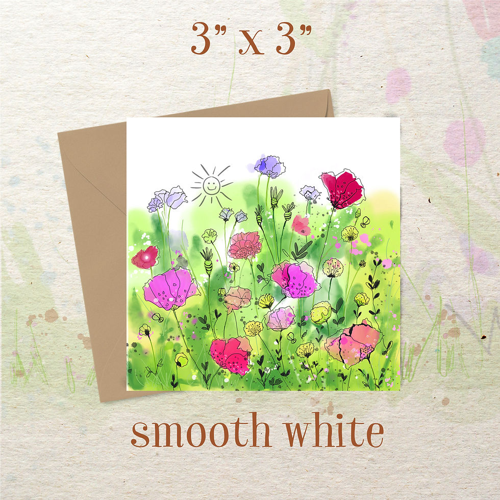 Thumbnail: mini art card poppies