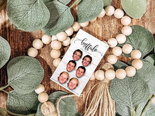 Buffalo Hockey Earrings