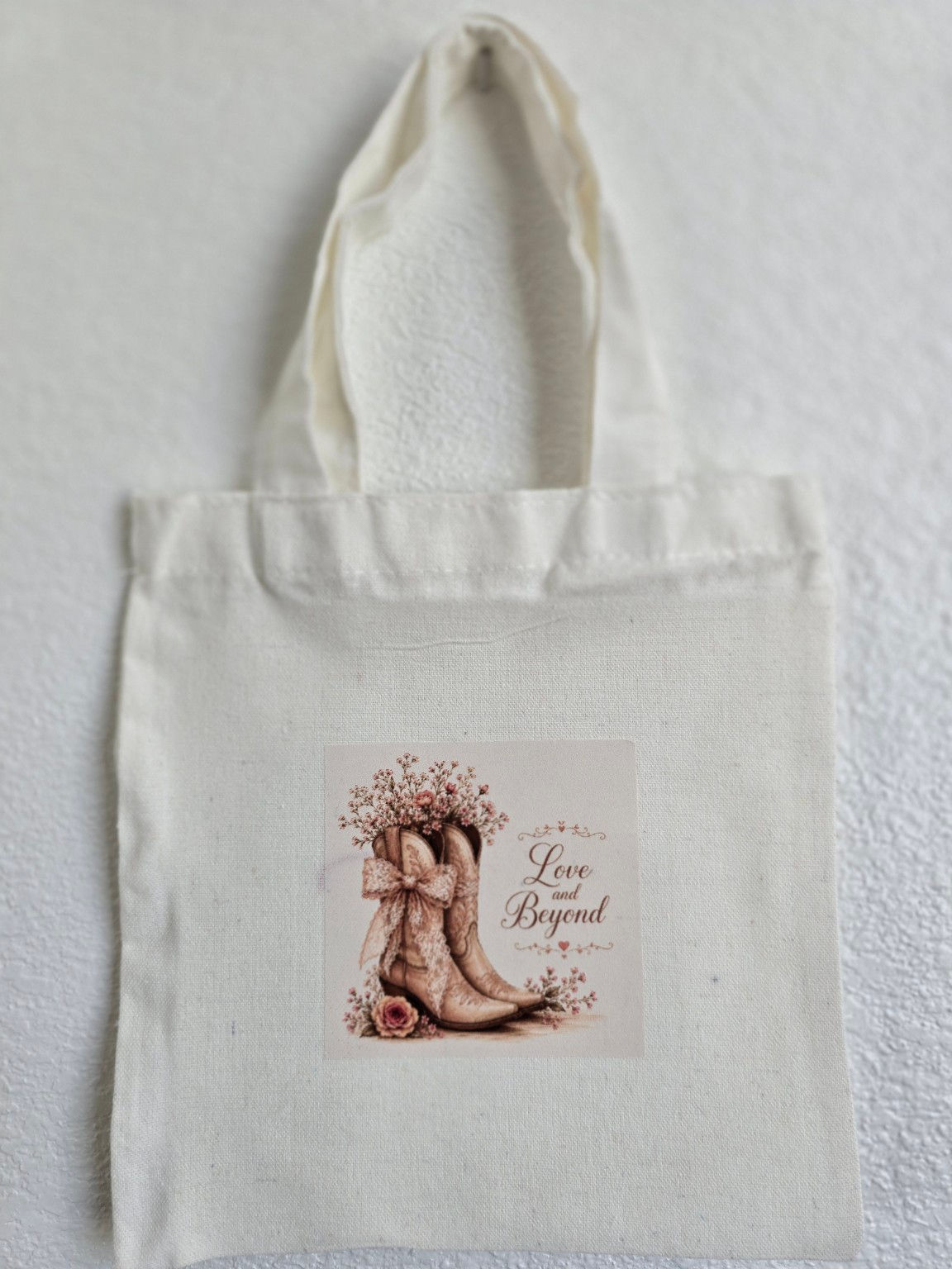 Country Bloom Canvas Bag full view