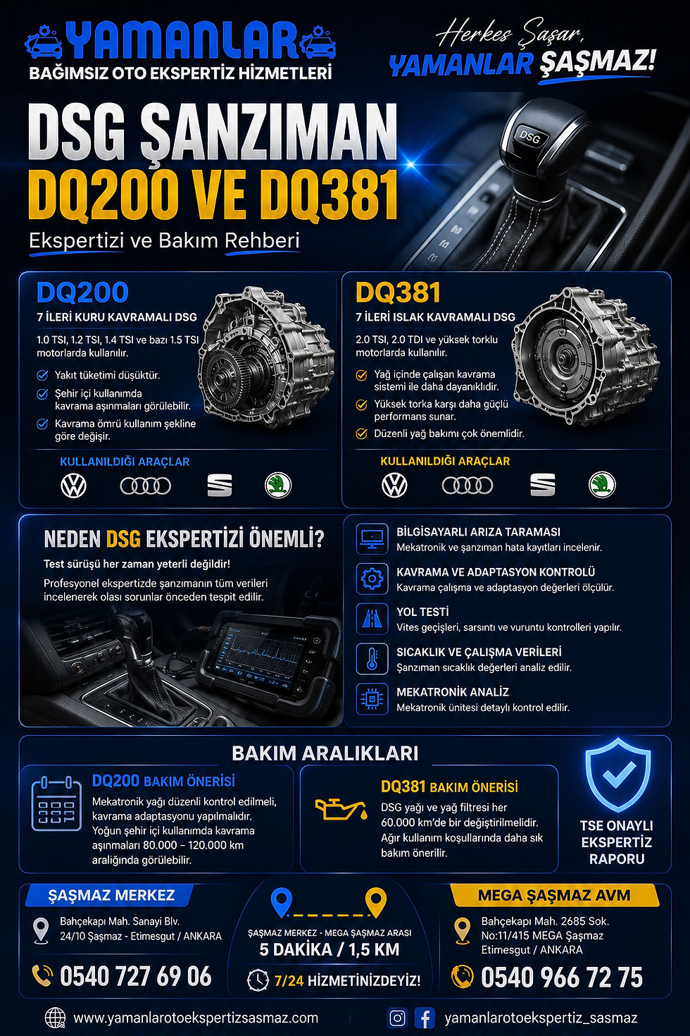 DSG Şanzuman Sağlığı ve Ekspertizi