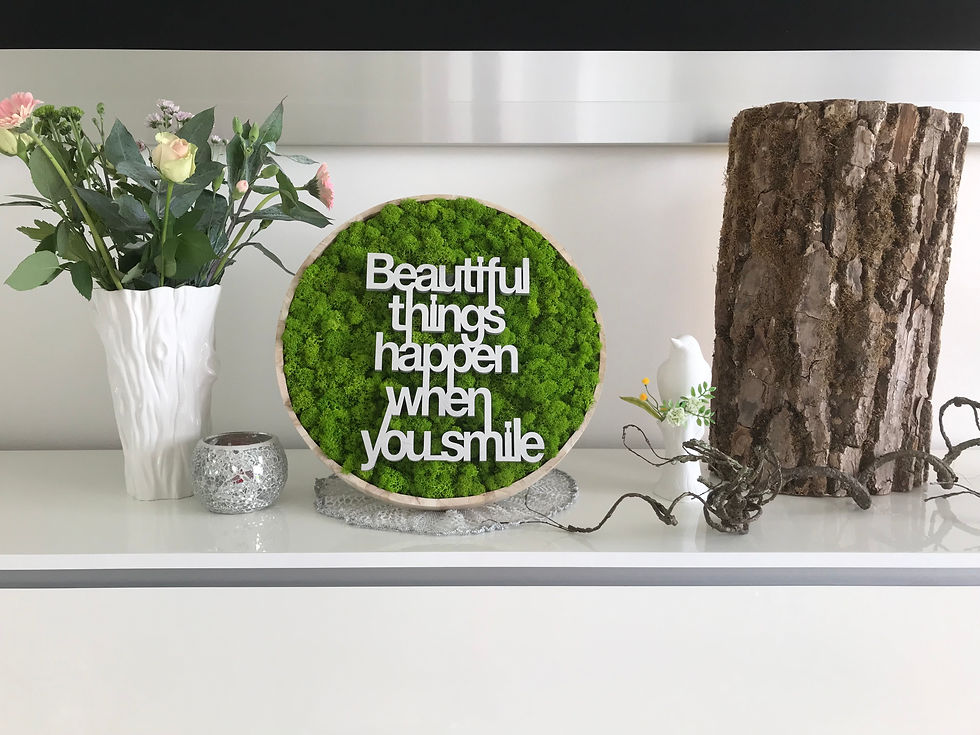 Strenz Interior Moosbild Beautiful things