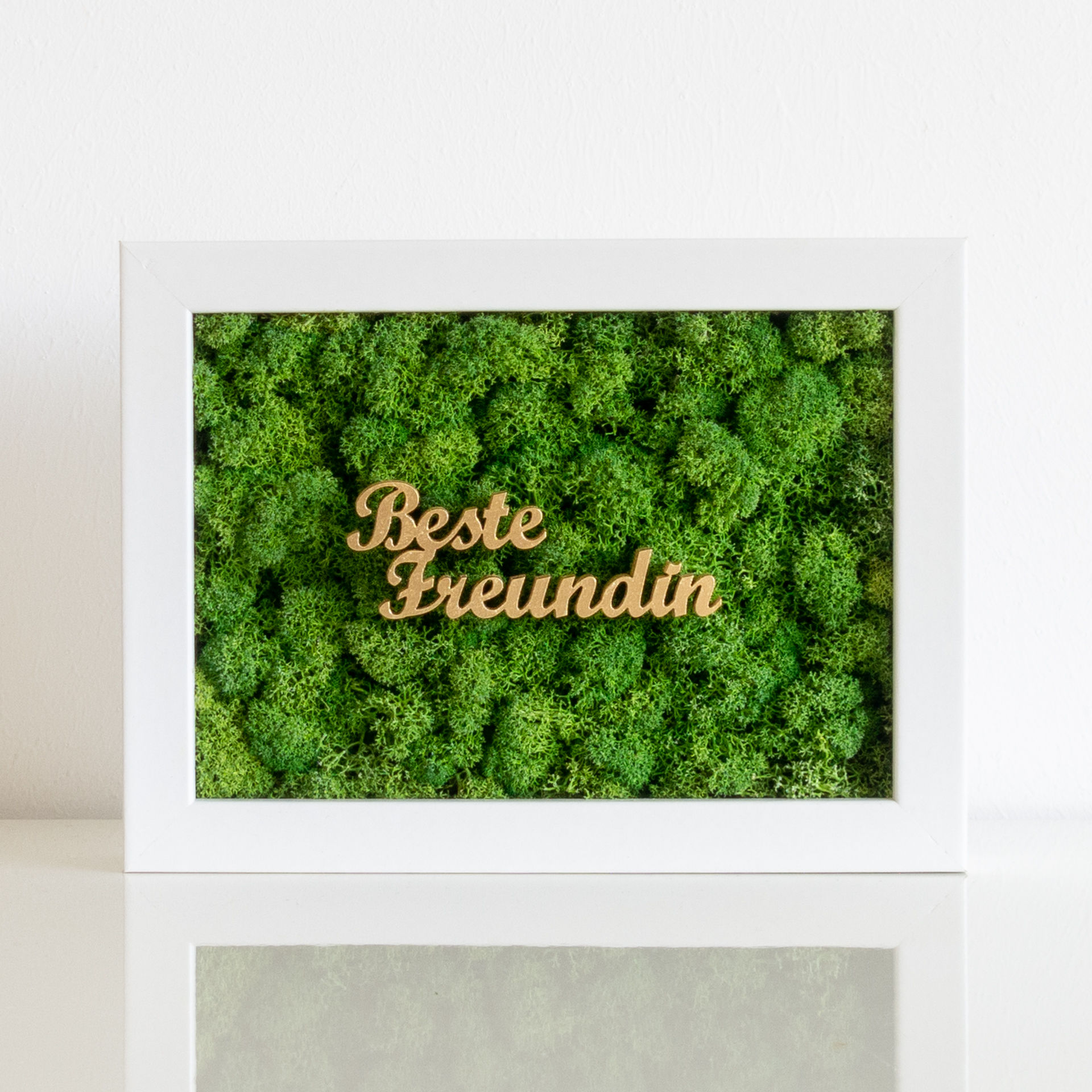 Moosbild "Beste Freundin"