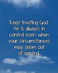 Tuesday Morning Inspiration - Trust God!