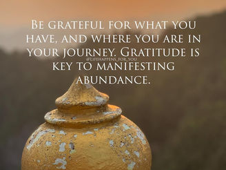 Thursday Morning Inspiration - Thankfulness!