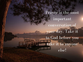 Monday Morning Inspiration - Prayer!